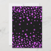 ネオンピンク30歳のパーティー 招待状 (裏面)