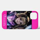 ネオンピンク, ネオン, 明るい, 明るいピンク, ピンク, ジューシー Case-Mate iPhoneケース (裏面 (横))