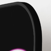 ネオンピンク/ブルーハートバレンタインデー ピックルボールラケット (左詳細)