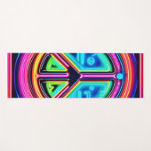 ネオンピースマンダラ ヨガマット (正面(横))