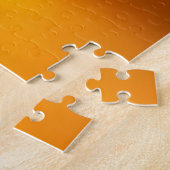 ネオンファッションの輝きを持つ日に照らされた体女性 ジグソーパズル (側面)