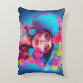 ネオンファンタジーフローラポートレート アクセントクッション (裏面(縦))