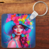 ネオンファンタジーフローラポートレート キーホルダー (裏面)