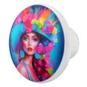 ネオンファンタジーフローラポートレート セラミックノブ (右)