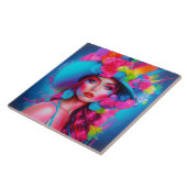 ネオンファンタジーフローラポートレート タイル (側面)