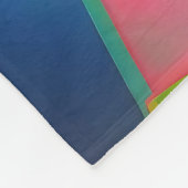 ネオンファンタジーフローラポートレート フリースブランケット (角)