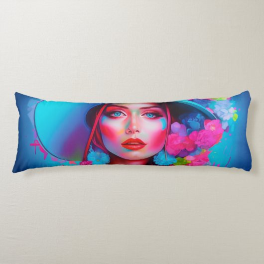 ネオンファンタジーフローラポートレート ボディピロー (正面)