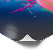 ネオンファンタジーフローラポートレート ポスター (コーナー)