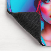 ネオンファンタジーフローラポートレート マウスパッド (コーナー)