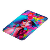 ネオンファンタジーフローラポートレート マグネット (左側)