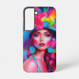 ネオンファンタジーフローラポートレート SAMSUNG GALAXY S22ケース