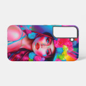 ネオンファンタジーフローラポートレート SAMSUNG GALAXYケース (裏面横)