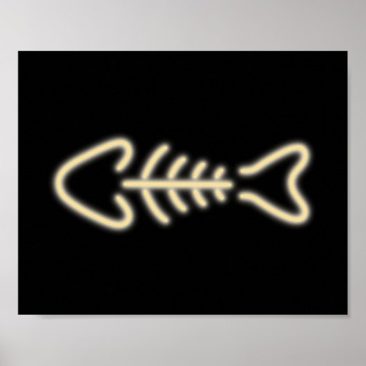 ネオンフィッシュボーン ポスター (正面)