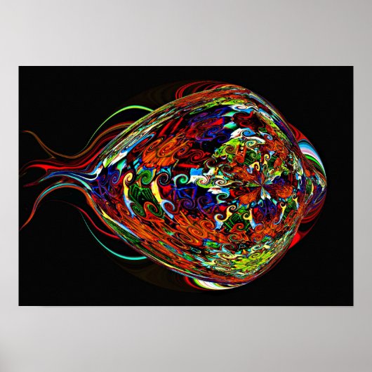 ネオンフィッシュポスター ポスター (正面)