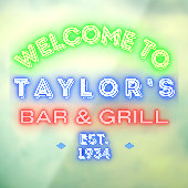 ネオンフェイクバーカスタムおよびグリルウィンドウ広告 ウィンドウサイン (シート3)