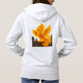 ネオンフェニックスルーフトップグラフィティアート パーカ (裏面)