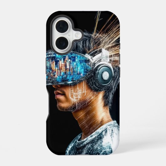 ネオンフューチャーヴォイジャー iPhone 16ケース (裏面)