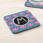 ネオンフラミンゴス|イニシャル コースター (左側)