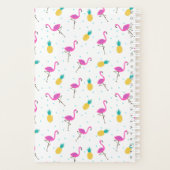 ネオンフラミンゴス |モノグラム プランナー手帳 (裏面)