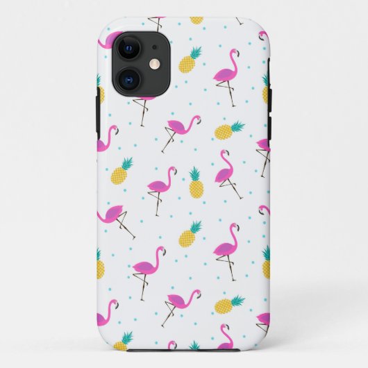 ネオンフラミンゴ2 Case-Mate iPhoneケース (裏面)
