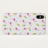 ネオンフラミンゴ2 Case-Mate iPhoneケース (裏面(横))