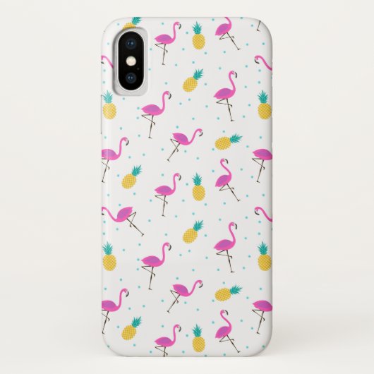ネオンフラミンゴ2 Case-Mate iPhoneケース (裏面)