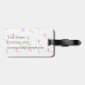 ネオンフラミンゴ|のモノグラム ラゲッジタグ (裏面横)