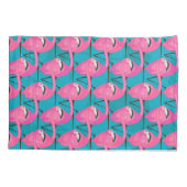 ネオンフラミンゴ 枕カバー (裏面-左)