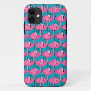 ネオンフラミンゴ iPhone 11 ケース