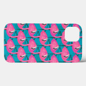 ネオンフラミンゴ Case-Mate iPhoneケース (裏面 (横))