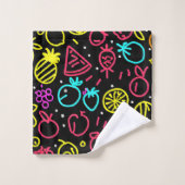 ネオンフルーツエバガンザ バスタオルセット (ウォッシュタオル)