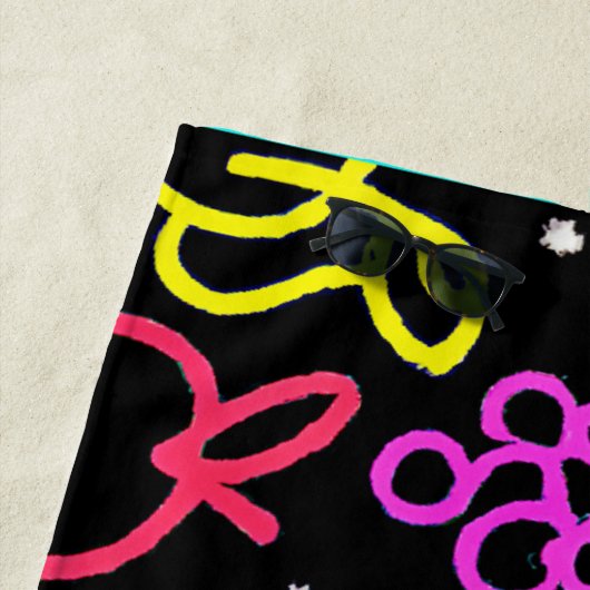 ネオンフルーツエバガンザ ビーチタオル (インサイチュ)