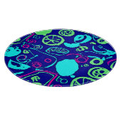 ネオンフルーツパターンアート カッティングボード (角)