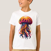 ネオンフロークラゲ Tシャツ (正面)