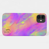 ネオンフローパーソナライズされた電話ケース Case-Mate iPhoneケース (裏面(横))