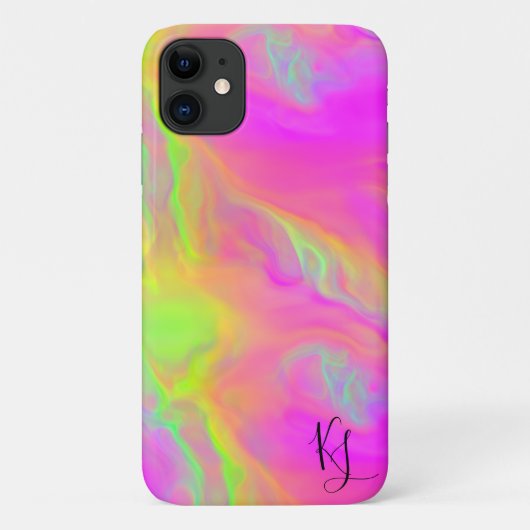 ネオンフローパーソナライズされた電話ケース Case-Mate iPhoneケース (裏面)