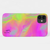 ネオンフローパーソナライズされた電話ケース Case-Mate iPhoneケース (裏面(横))