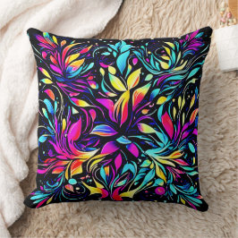 ネオンフローラバースト クッション