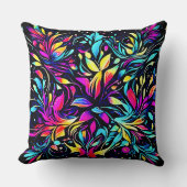 ネオンフローラバースト クッション (正面)