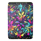 ネオンフローラバースト バスマット (正面縦)