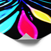 ネオンフローラバースト ポスター (角)