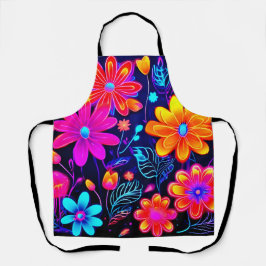 ネオンフローラファンタジー エプロン