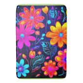 ネオンフローラファンタジー バスマット (正面縦)