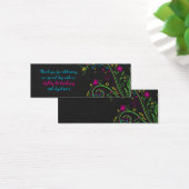 ネオンフローラ結婚式の引き出物ラベル (デスク)