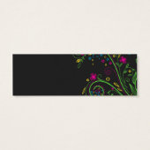 ネオンフローラ結婚式の引き出物ラベル (裏面)