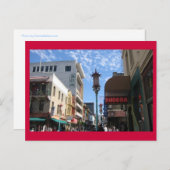 ネオンブッダ中華街サンフランシスコはがき ポストカード (正面/裏面)