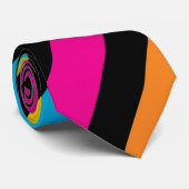 ネオンブライトトレンディーファッションカラフルデザイン7 ネクタイ (ロール)