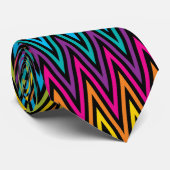 ネオンブライトトレンディーファッションカラフルデザイン8 ネクタイ (ロール)