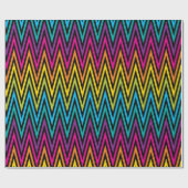 ネオンブライトトレンディーファッションカラフルデザイン8 ラッピングペーパー (フラット)