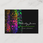 ネオンブラシストローク 名刺 (正面)